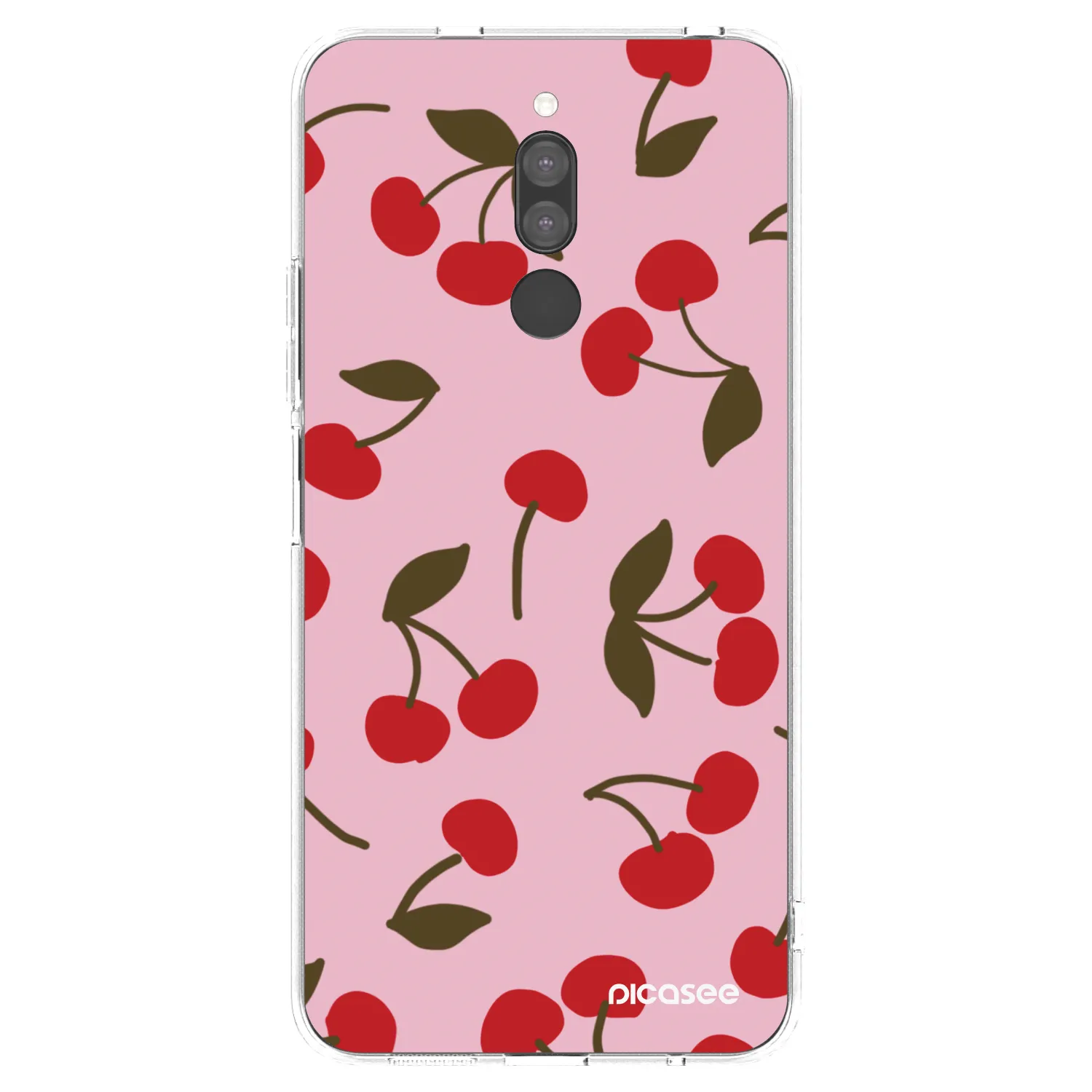 Picasee silikonski prozorni ovitek za Xiaomi Redmi 8 - Cherry