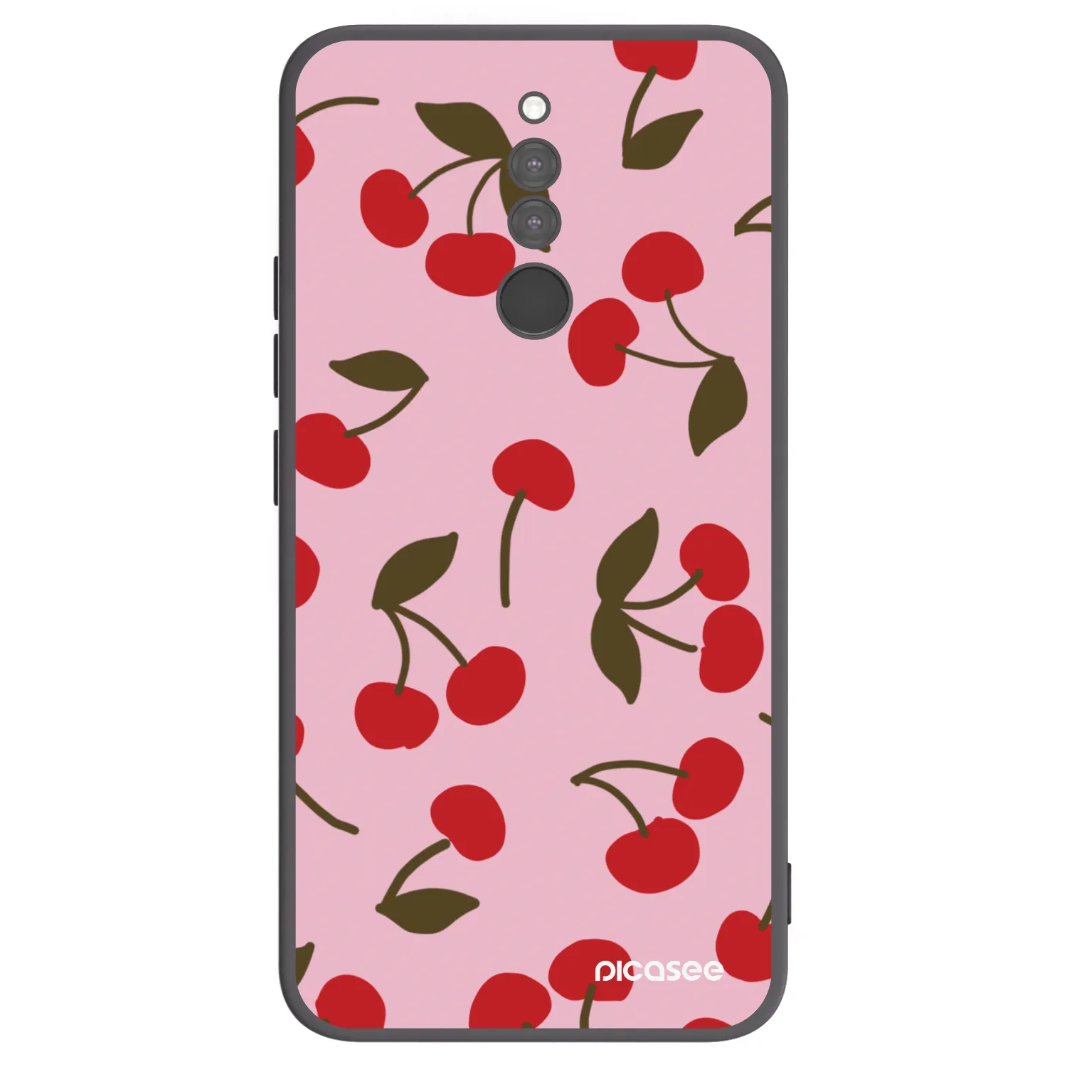 Picasee silikonski črni ovitek za Xiaomi Redmi 8 - Cherry