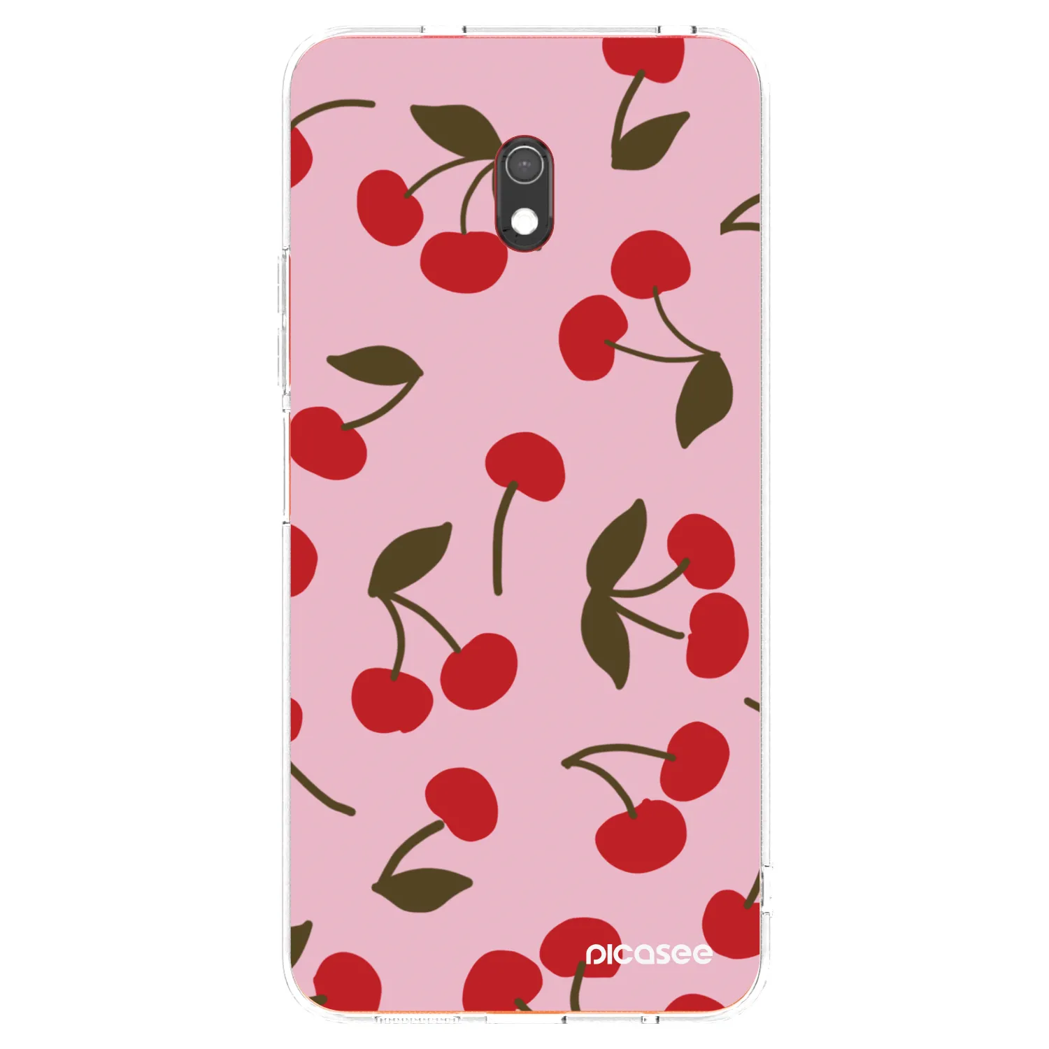 Picasee silikonski prozorni ovitek za Xiaomi Redmi 8A - Cherry