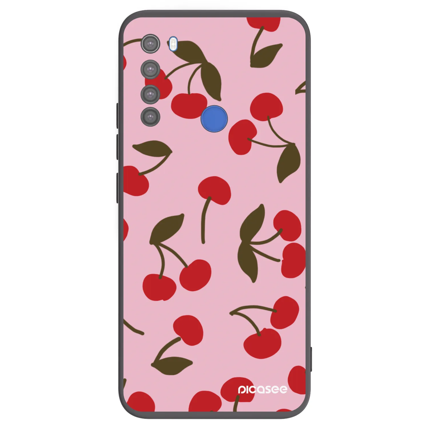Picasee silikonski črni ovitek za Xiaomi Redmi Note 8T - Cherry