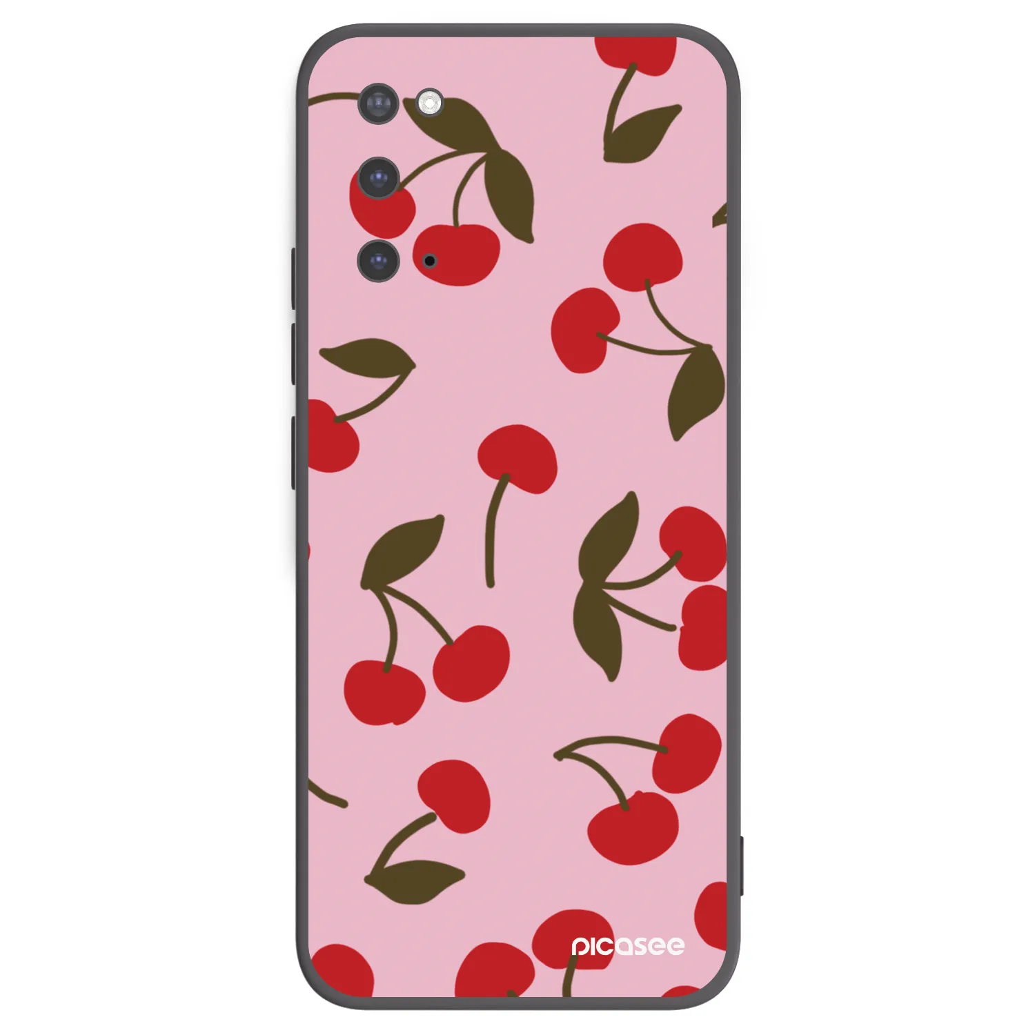 Picasee silikonski črni ovitek za Samsung Galaxy S20 G980F - Cherry