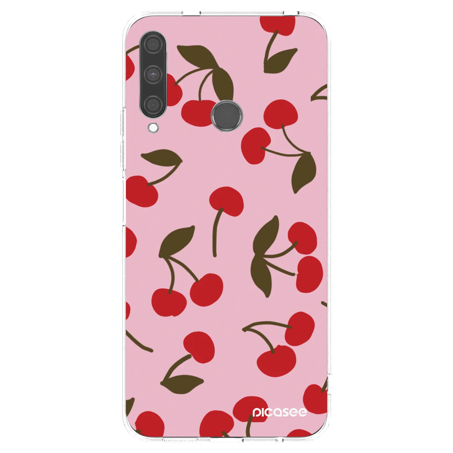Picasee silikonski prozorni ovitek za Huawei P40 Lite E - Cherry