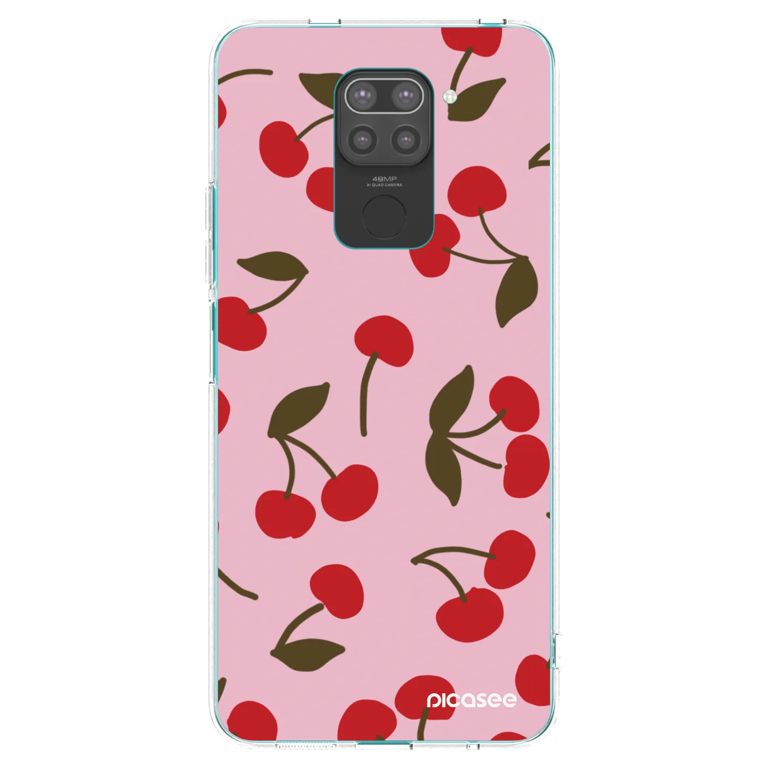 Picasee silikonski črni ovitek za Xiaomi Redmi Note 9 - Cherry