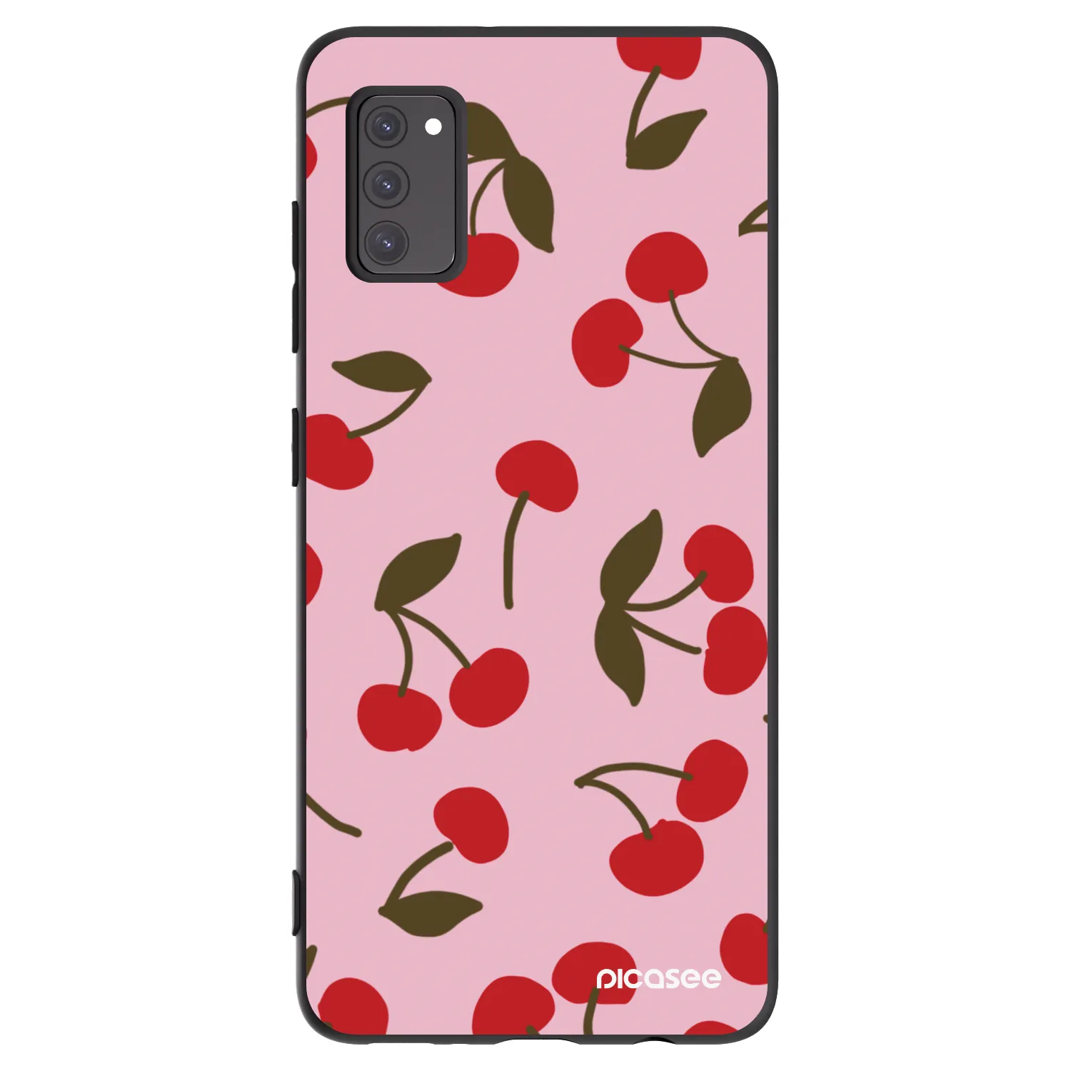 Picasee silikonski črni ovitek za Samsung Galaxy A41 A415F - Cherry