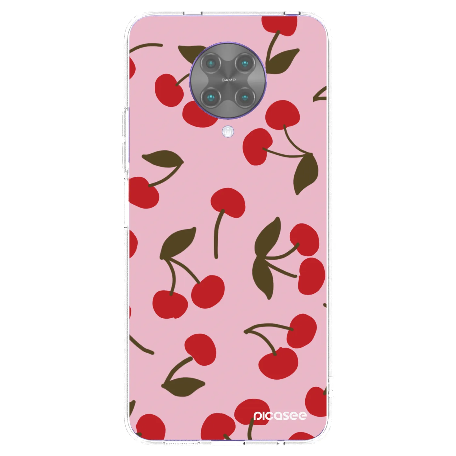 Picasee silikonski prozorni ovitek za Xiaomi Poco F2 Pro - Cherry