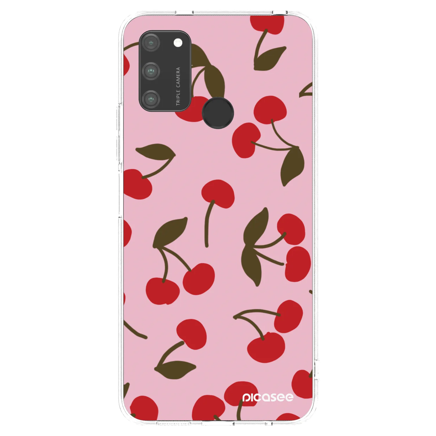 Picasee silikonski prozorni ovitek za Honor 9A - Cherry
