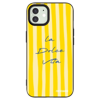 Picasee silikonski črni ovitek za Apple iPhone 12 - Ladolcevita