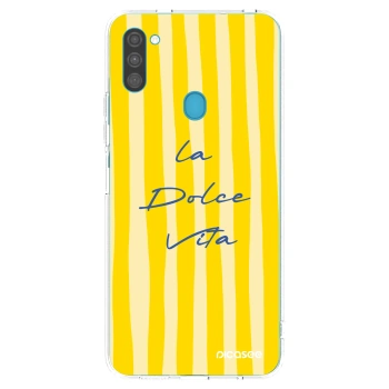 Picasee silikonski prozorni ovitek za Samsung Galaxy M11 - Ladolcevita