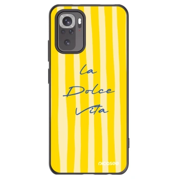 Picasee silikonski črni ovitek za Xiaomi Redmi Note 10S - Ladolcevita