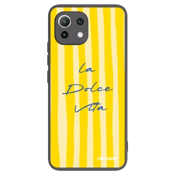 Picasee silikonski črni ovitek za Xiaomi Mi 11 Lite - Ladolcevita