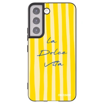 Picasee silikonski črni ovitek za Samsung Galaxy S22 5G - Ladolcevita