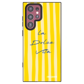 Picasee silikonski črni ovitek za Samsung Galaxy S22 Ultra 5G - Ladolcevita
