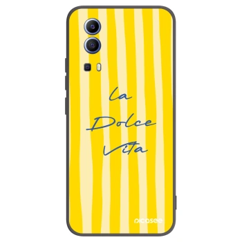 Picasee silikonski črni ovitek za Vivo Y52 5G - Ladolcevita