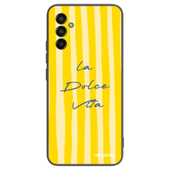 Picasee silikonski črni ovitek za Samsung Galaxy M13 M135F - Ladolcevita