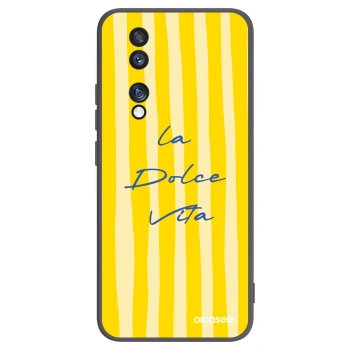 Picasee silikonski črni ovitek za Honor 70 - Ladolcevita