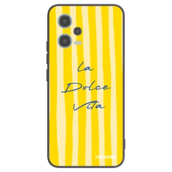 Picasee silikonski črni ovitek za Xiaomi Redmi Note 12 5G - Ladolcevita