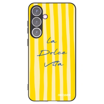 Picasee silikonski črni ovitek za Samsung Galaxy S24+ S926B 5G - Ladolcevita
