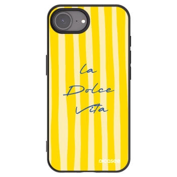 Picasee silikonski črni ovitek za Apple iPhone 16e - Ladolcevita