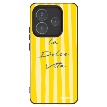Picasee silikonski črni ovitek za Xiaomi Redmi Note 14 5G - Ladolcevita