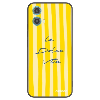 Picasee silikonski črni ovitek za Motorola Moto G34 5G - Ladolcevita