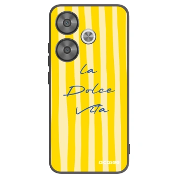 Picasee silikonski črni ovitek za Xiaomi Poco F6 - Ladolcevita