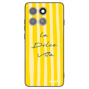 Picasee silikonski črni ovitek za Motorola Edge 60 Pro - Ladolcevita