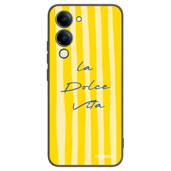 Picasee silikonski črni ovitek za Vivo Y29s 5G - Ladolcevita