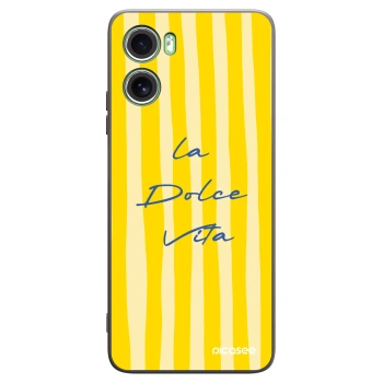 Picasee silikonski črni ovitek za Motorola Moto G06 - Ladolcevita