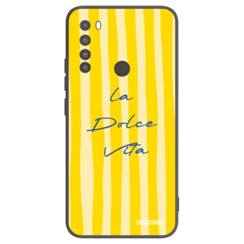 Picasee silikonski črni ovitek za Xiaomi Redmi Note 8 - Ladolcevita