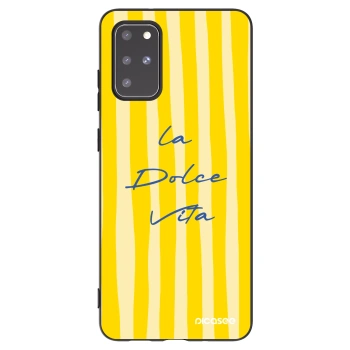 Picasee silikonski črni ovitek za Samsung Galaxy S20+ G985F - Ladolcevita