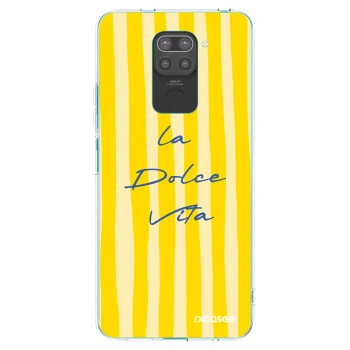 Picasee silikonski črni ovitek za Xiaomi Redmi Note 9 - Ladolcevita