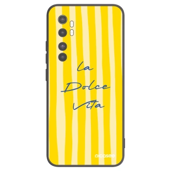 Picasee silikonski črni ovitek za Xiaomi Mi Note 10 Lite - Ladolcevita