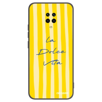 Picasee silikonski črni ovitek za Xiaomi Redmi Note 9S - Ladolcevita