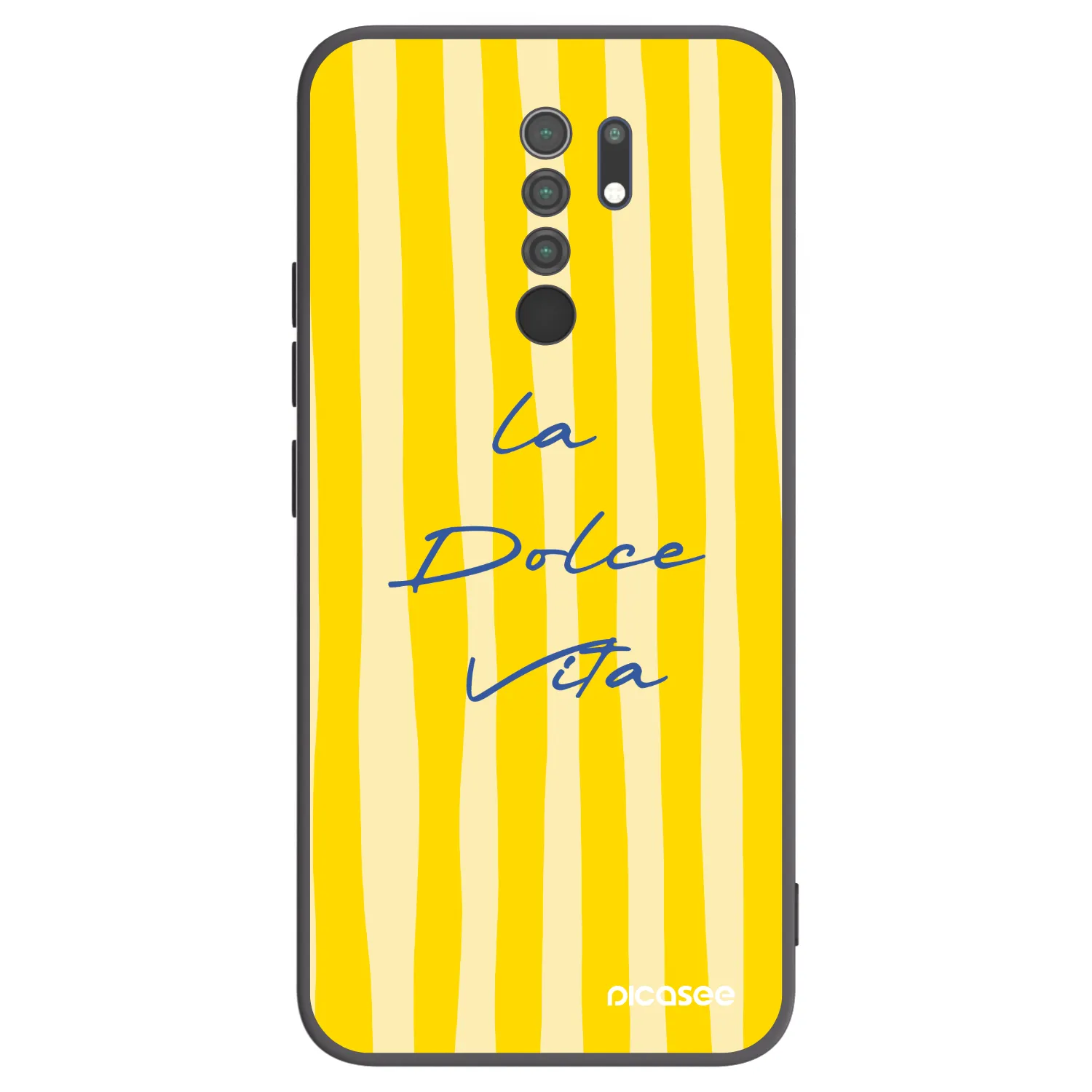 Picasee silikonski črni ovitek za Xiaomi Redmi 9 - Ladolcevita
