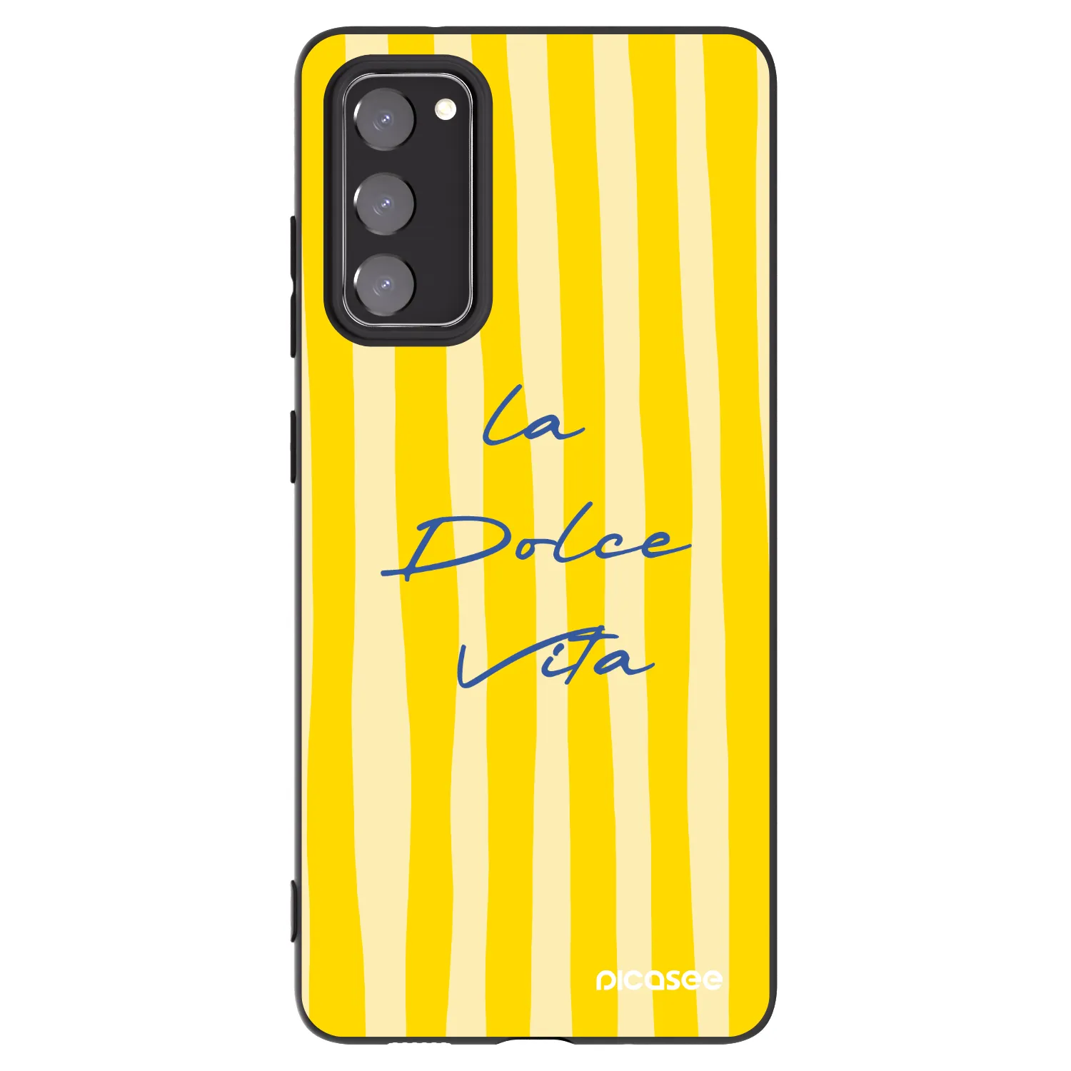 Picasee silikonski črni ovitek za Samsung Galaxy S20 FE - Ladolcevita