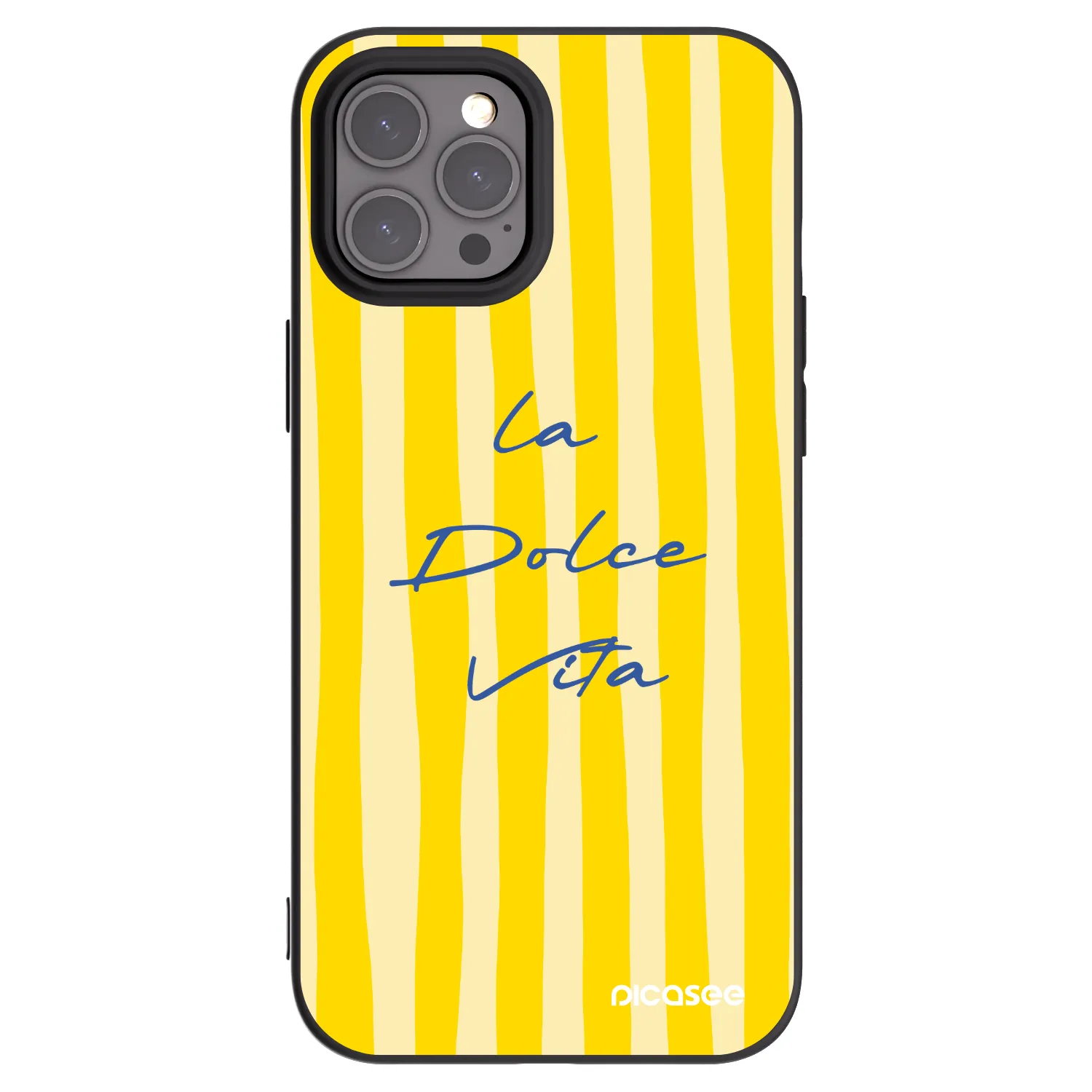 Picasee silikonski črni ovitek za Apple iPhone 12 Pro Max - Ladolcevita