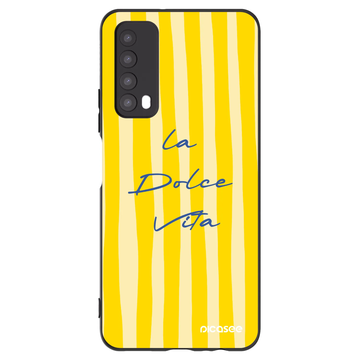 Picasee silikonski črni ovitek za Huawei P Smart 2021 - Ladolcevita