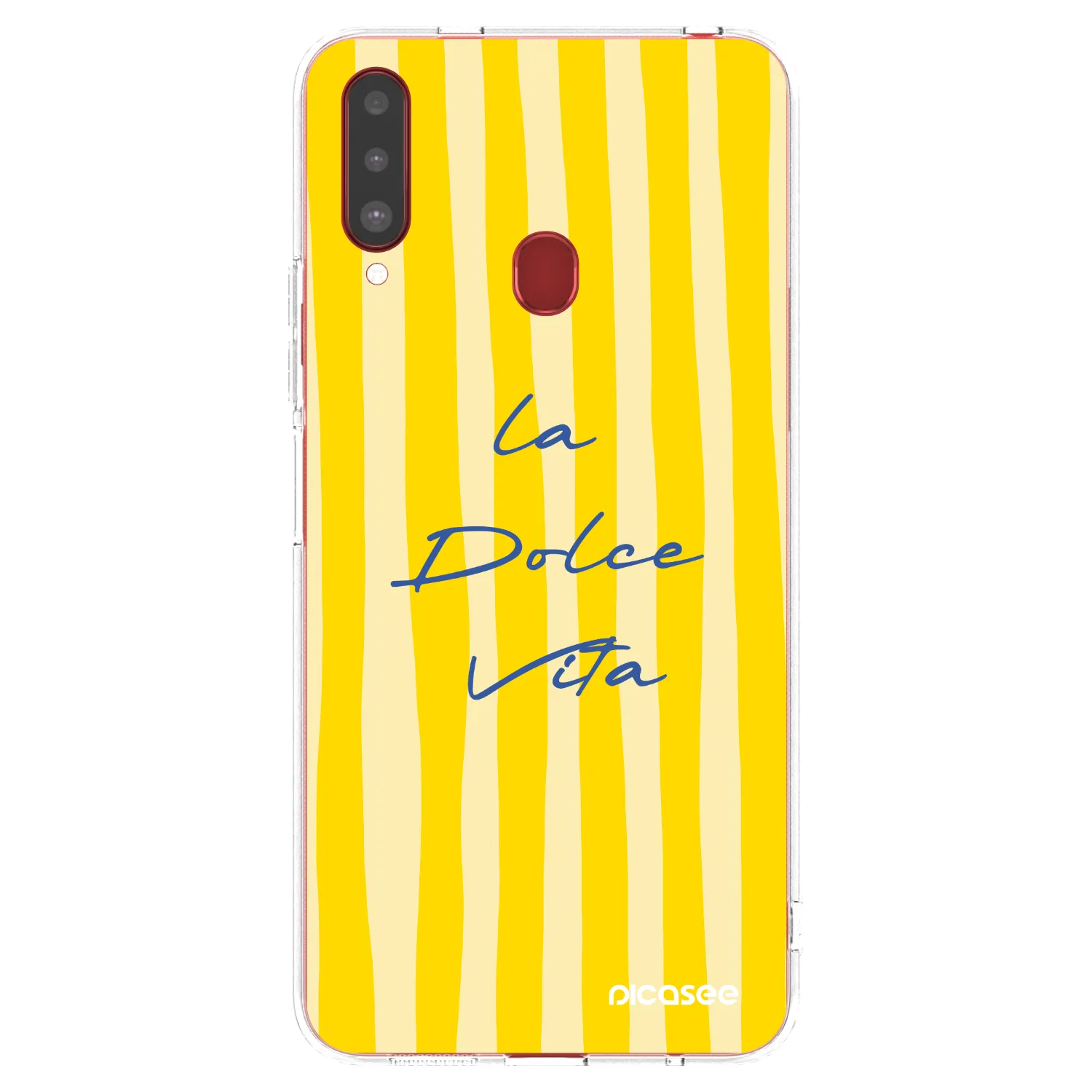 Picasee silikonski prozorni ovitek za Samsung Galaxy A20s - Ladolcevita