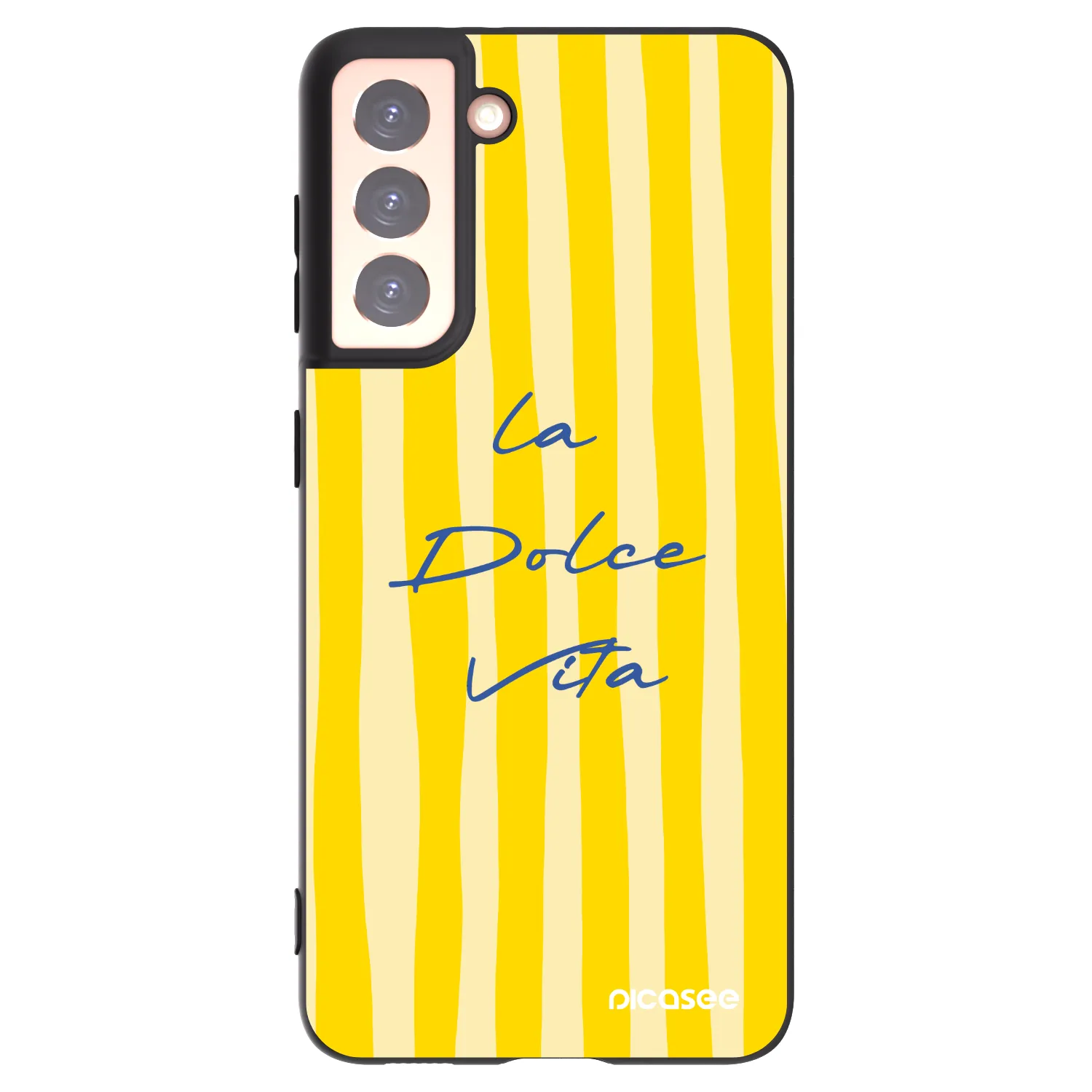 Picasee silikonski črni ovitek za Samsung Galaxy S21 5G G991B - Ladolcevita