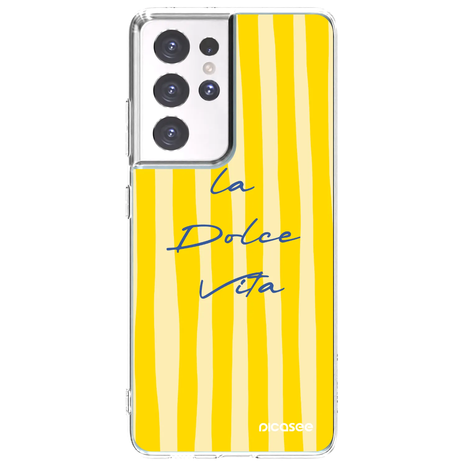 Picasee silikonski prozorni ovitek za Samsung Galaxy S21 Ultra 5G G998B - Ladolcevita