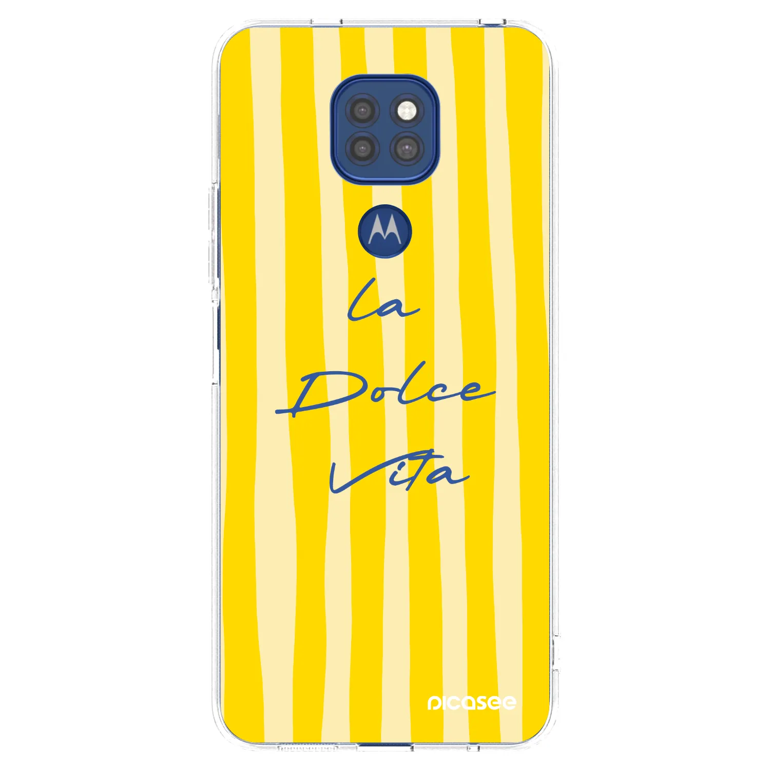 Picasee silikonski prozorni ovitek za Motorola Moto G9 Play - Ladolcevita