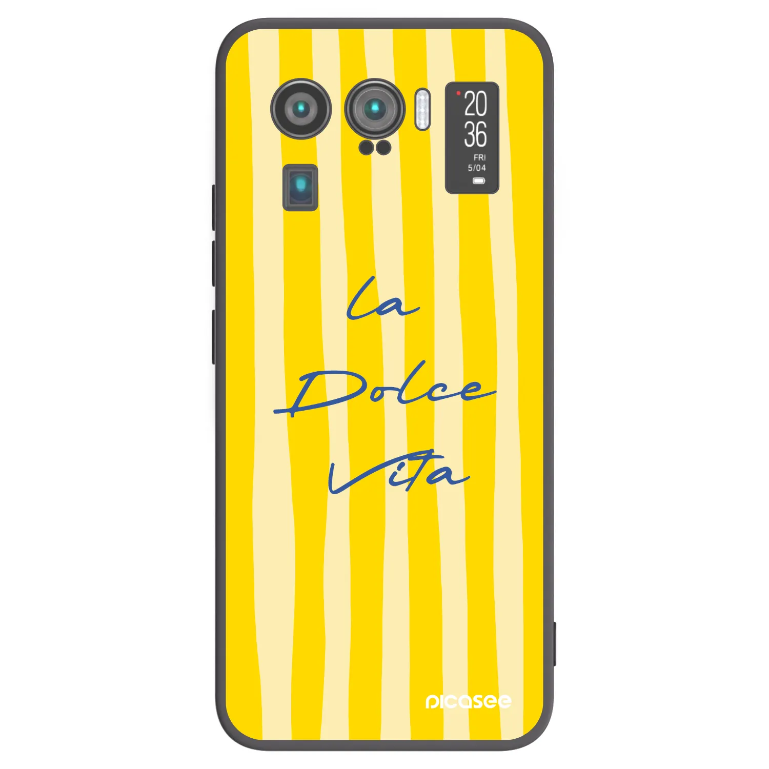 Picasee silikonski črni ovitek za Xiaomi Mi 11 Ultra - Ladolcevita