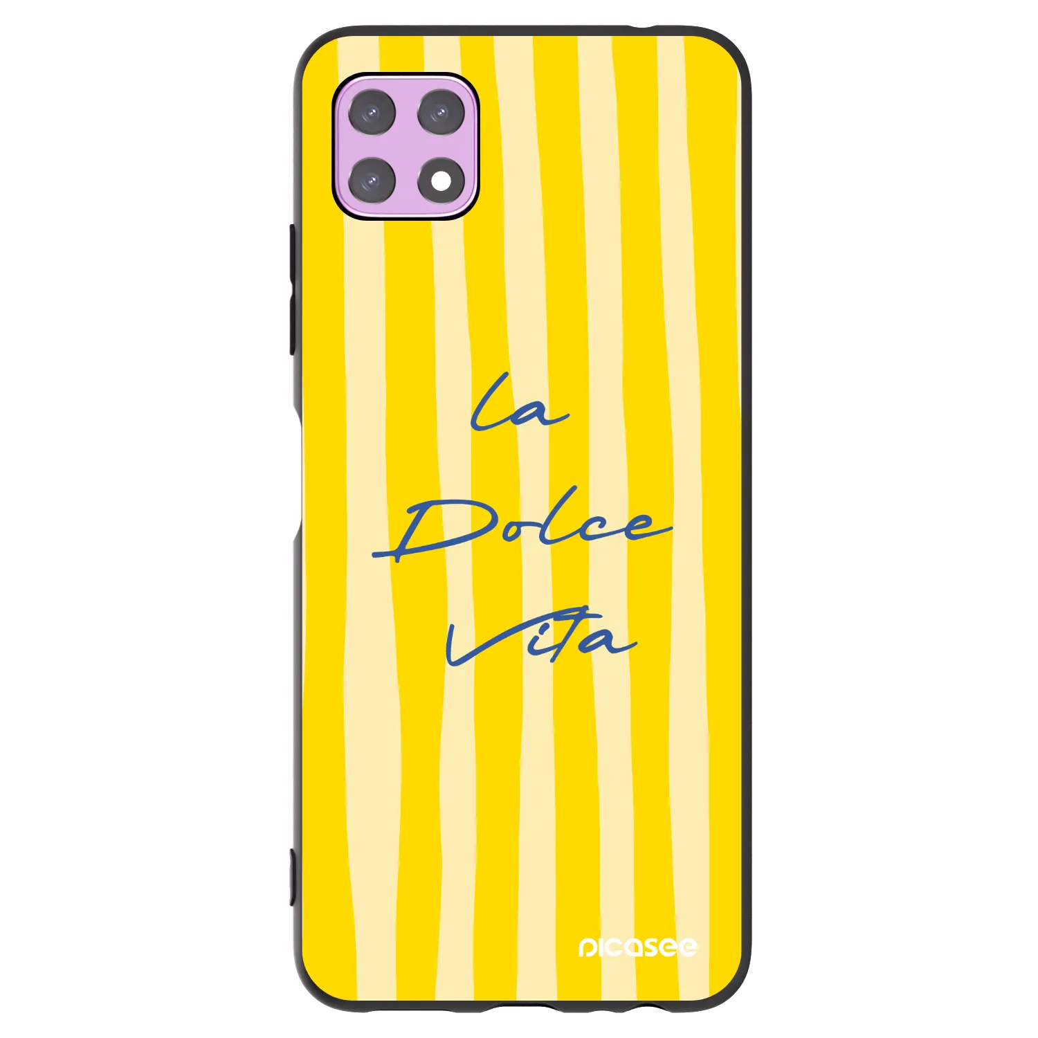 Picasee silikonski črni ovitek za Samsung Galaxy A22 A226B 5G - Ladolcevita