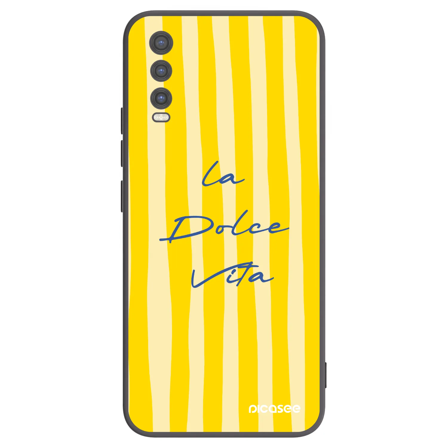 Picasee silikonski črni ovitek za Vivo Y20s - Ladolcevita
