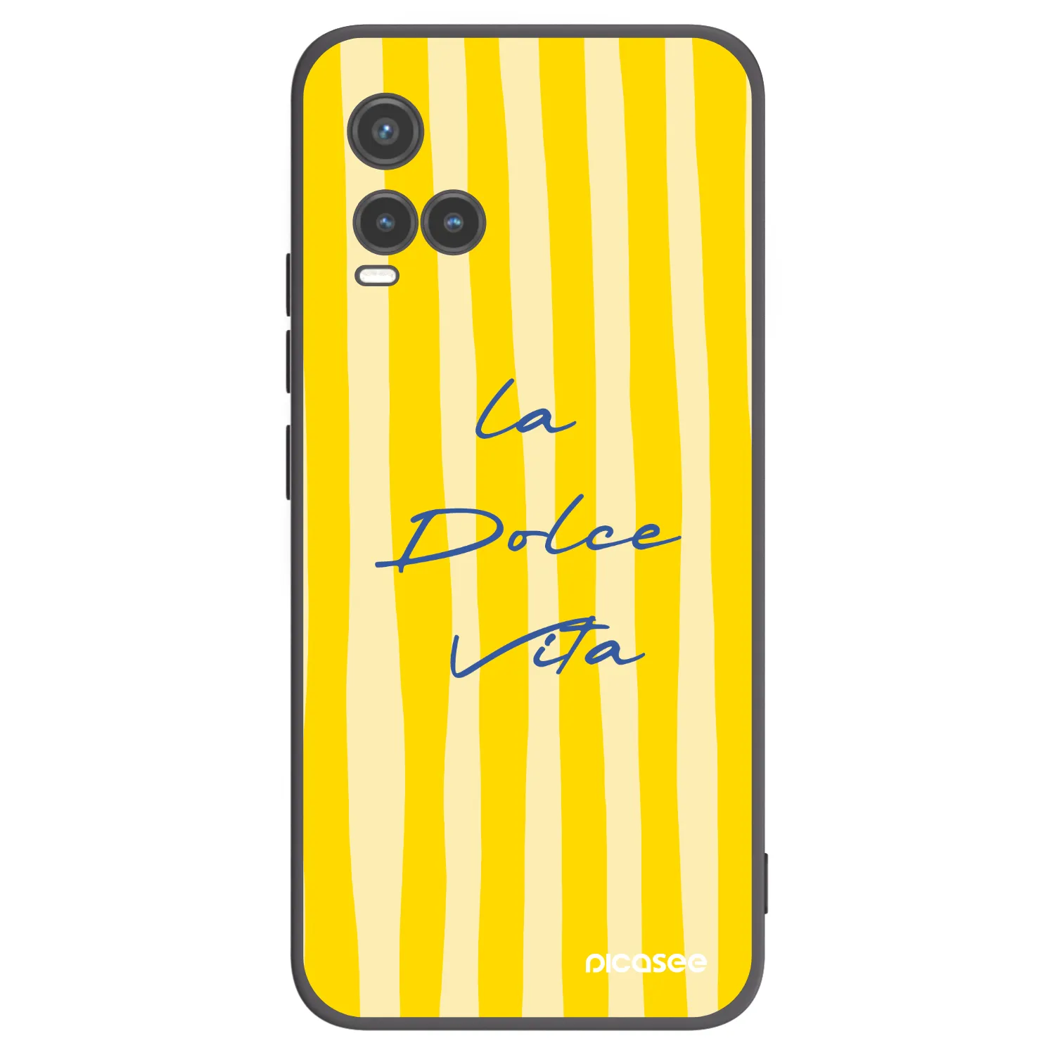 Picasee silikonski črni ovitek za Vivo Y33s - Ladolcevita