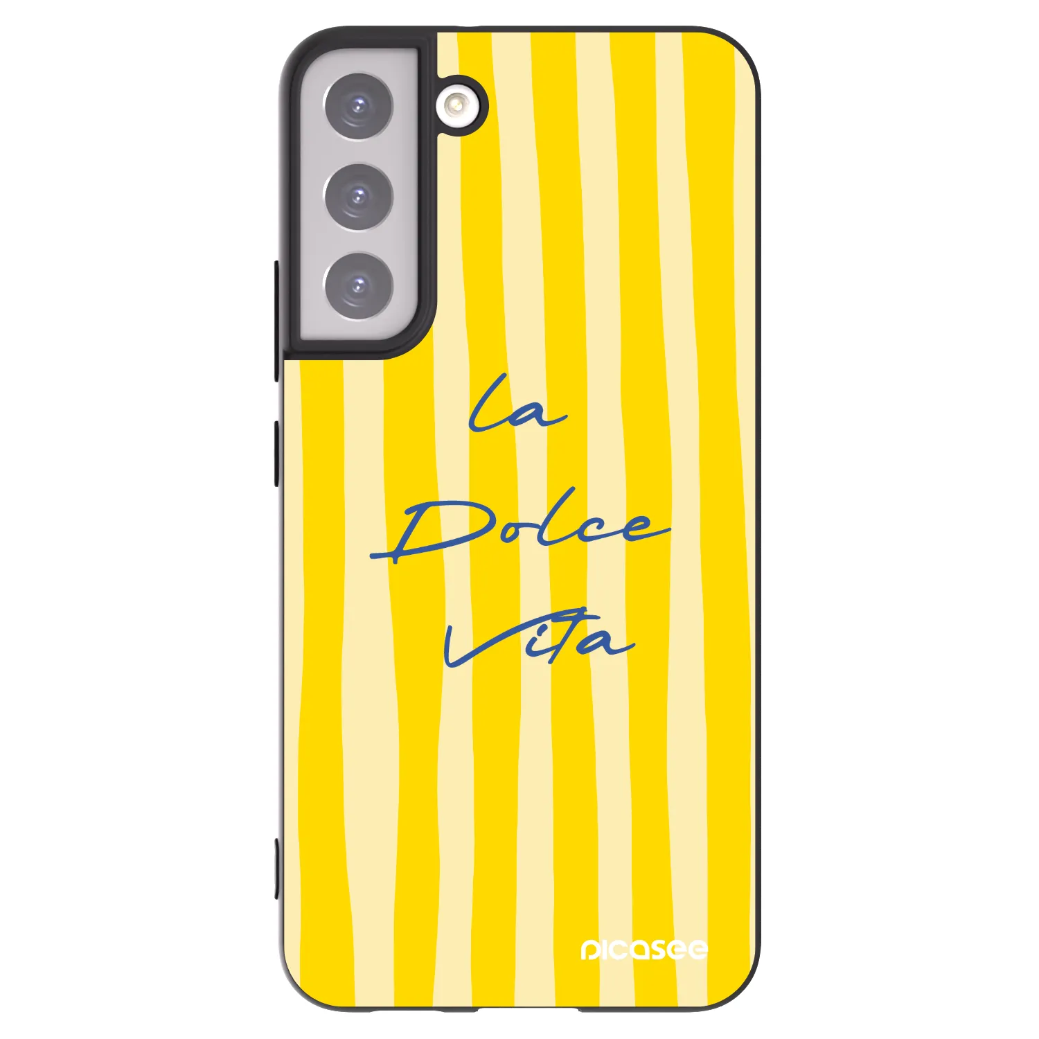 Picasee silikonski črni ovitek za Samsung Galaxy S22+ 5G - Ladolcevita