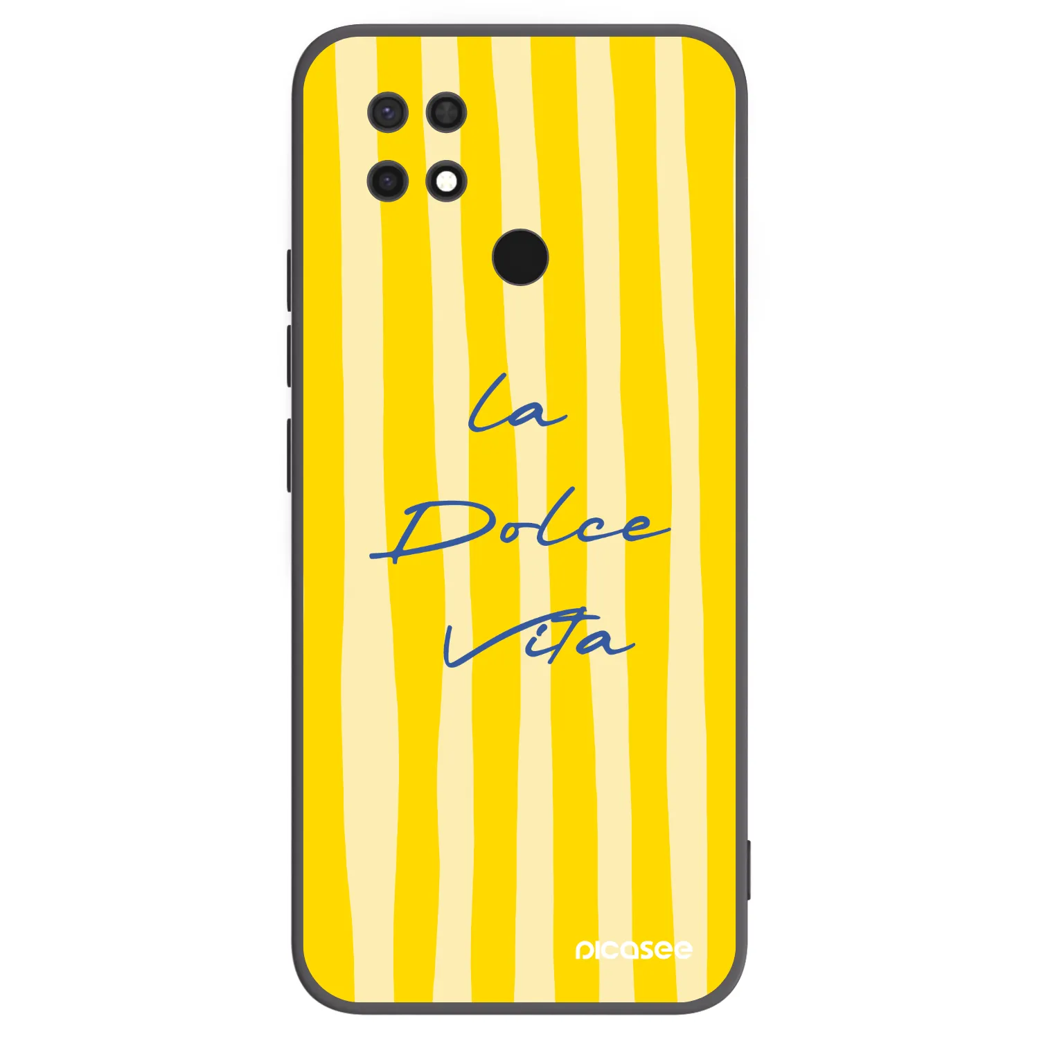 Picasee silikonski črni ovitek za Xiaomi Redmi 10C - Ladolcevita