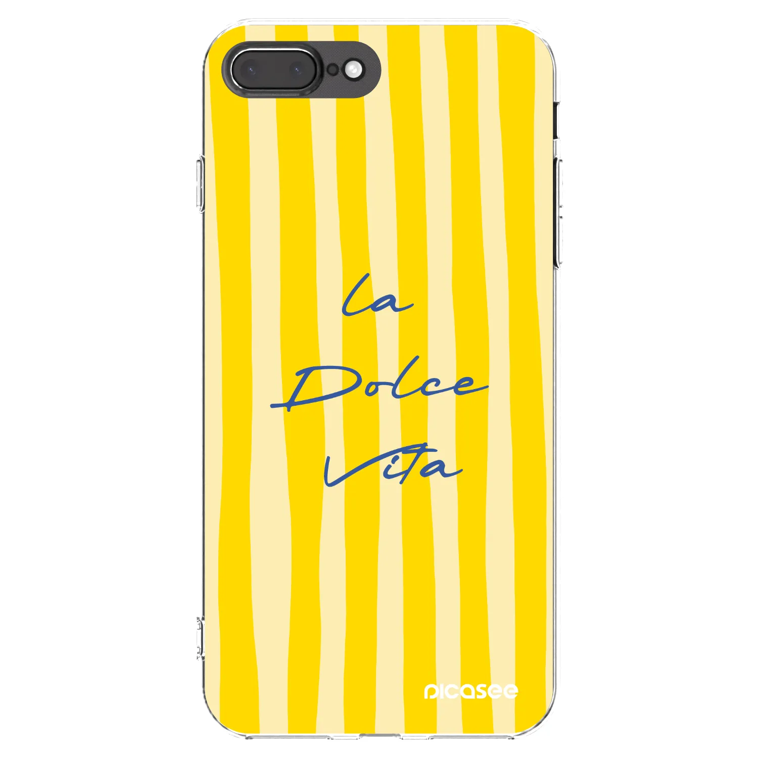 Picasee silikonski prozorni ovitek za Apple iPhone 8 Plus - Ladolcevita