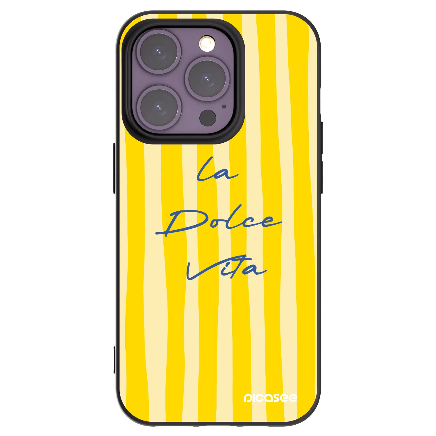 Picasee silikonski črni ovitek za Apple iPhone 14 Pro - Ladolcevita