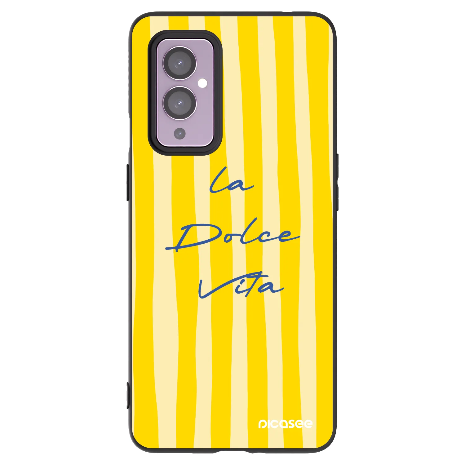 Picasee silikonski črni ovitek za OnePlus 9 - Ladolcevita